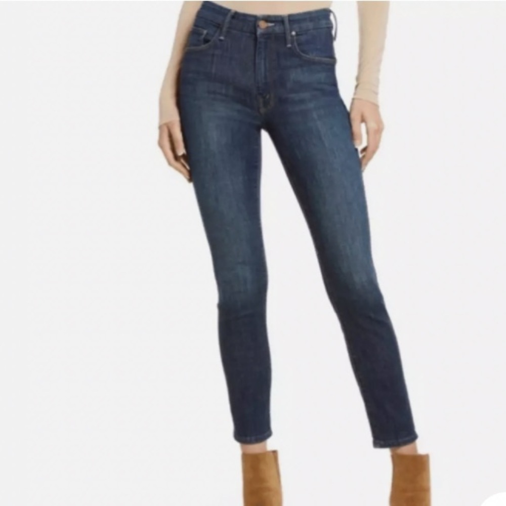 MOTHER The Looker Crop Skinny Jeans Switch It Up Wash Women's Size 27